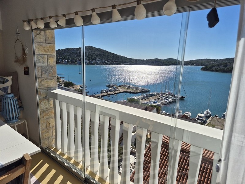 Meerblick der Wohnung A3819 in Tisno