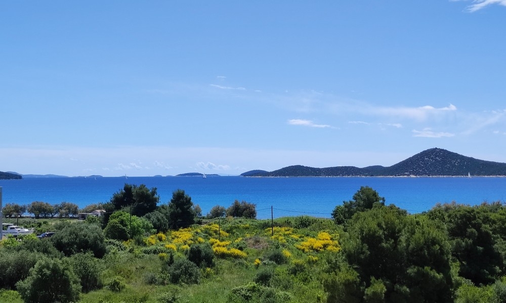 Meerblick der Wohnung A3825 in Kroatien - Panorama Scouting.