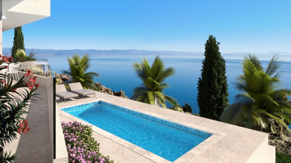 Wohnung mit Pool kaufen Kroatien, Mosenicka Draga