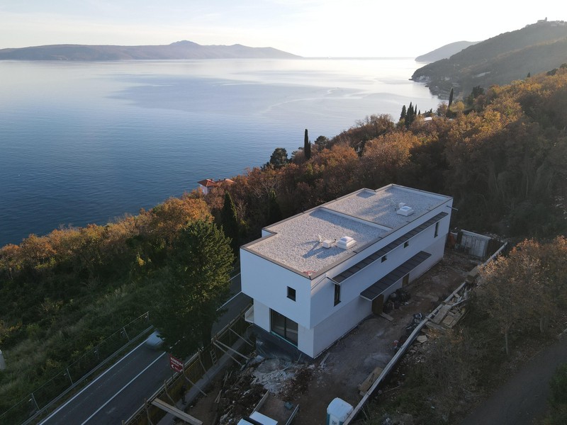 Panorama-Meerblick der Immobilie A3832 in Kroatien.