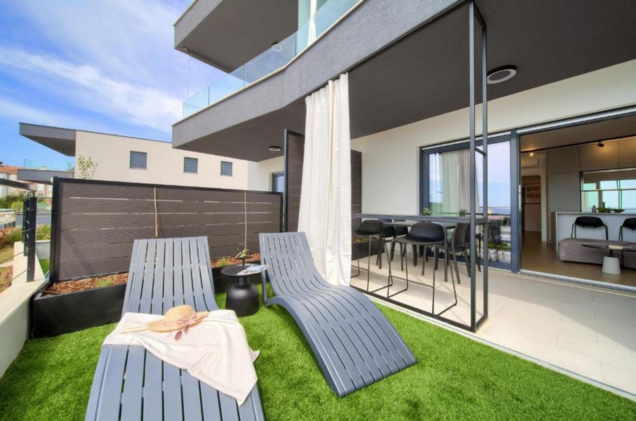 Wohnung mit Garten im Erdgeschoss in Krk zum Verkauf - Panorama Scouting A3838