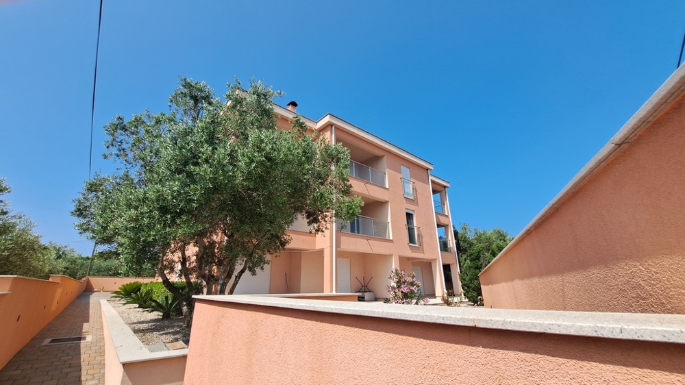 Wohnanlage mit Balkonen