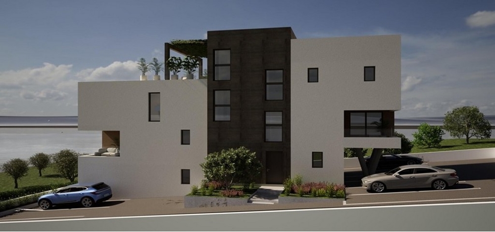 Moderner Neubau in dem sich die Immobilie A3856 befindet.