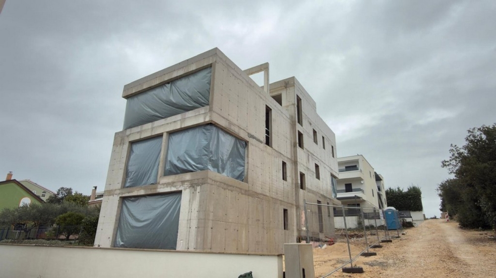 Rohbau der Wohnung A3856 in Kozino, Zadar.