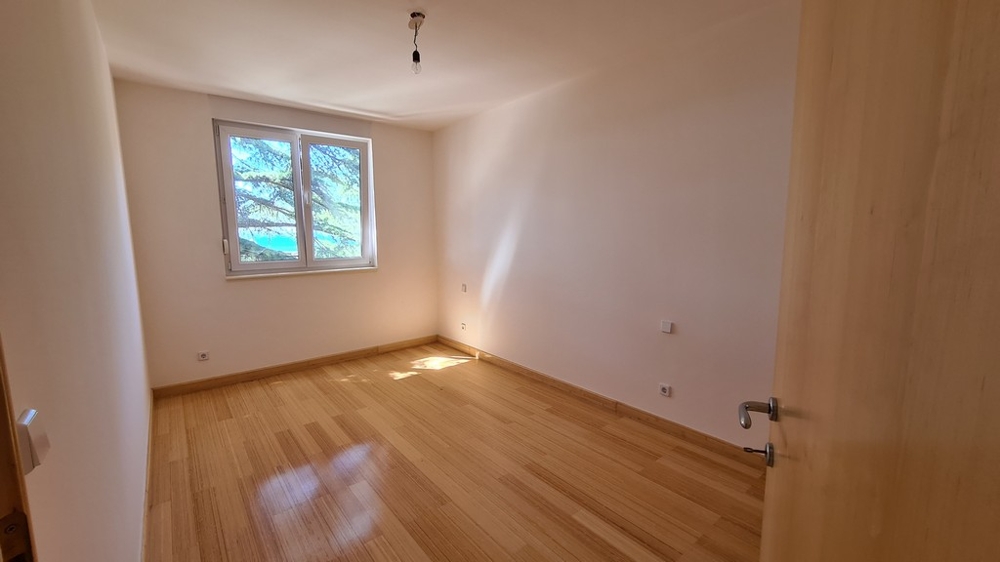 Schlafzimmer mit Meerblick. 