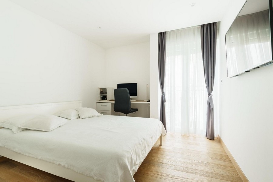 Schlafzimmer mit Balkonzugang Wohnung Split