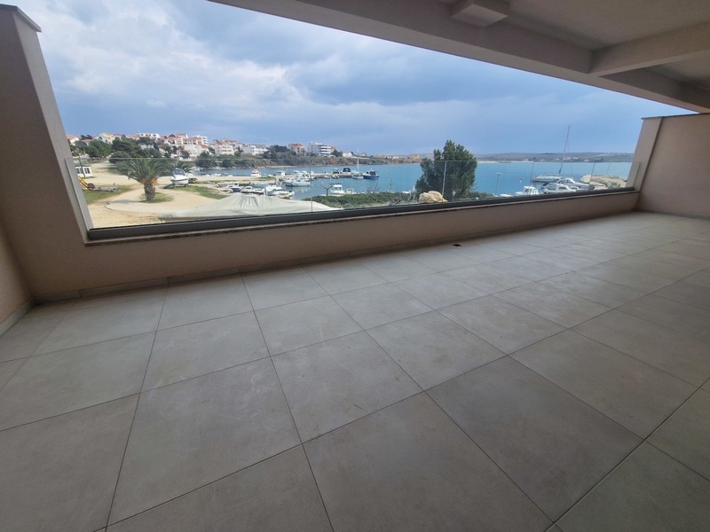 Meerblick von der Terrasse der Immobilie A3912 in Povljana, Insel Pag.