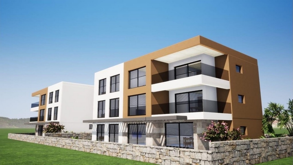 3D-Foto der Wohnung A3945, die in Kroatien zum Verkauf steht.