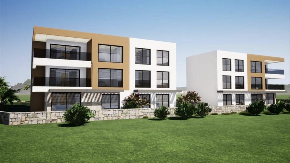 Modernes Neubaugebäude mit klarer Architektur in Vodice