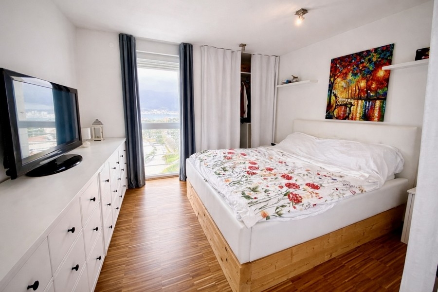 Schlafzimmer mit Meerblick in Split