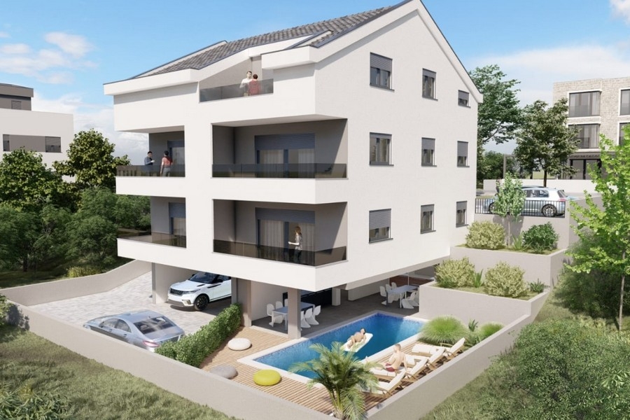 Wohngebäude mit Pool und Garten in Kroatien