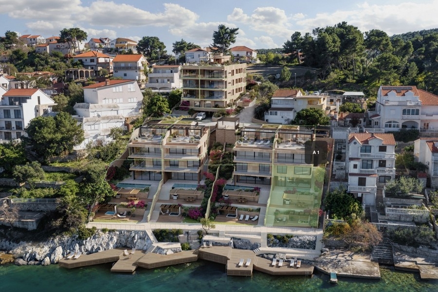 Luxuswohnungen direkt am Meer auf Ciovo
