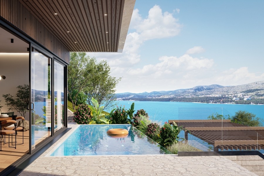 Infinity Pool mit Meerblick in Luxuswohnung