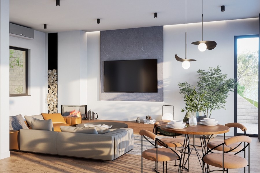 Modernes Wohnzimmer