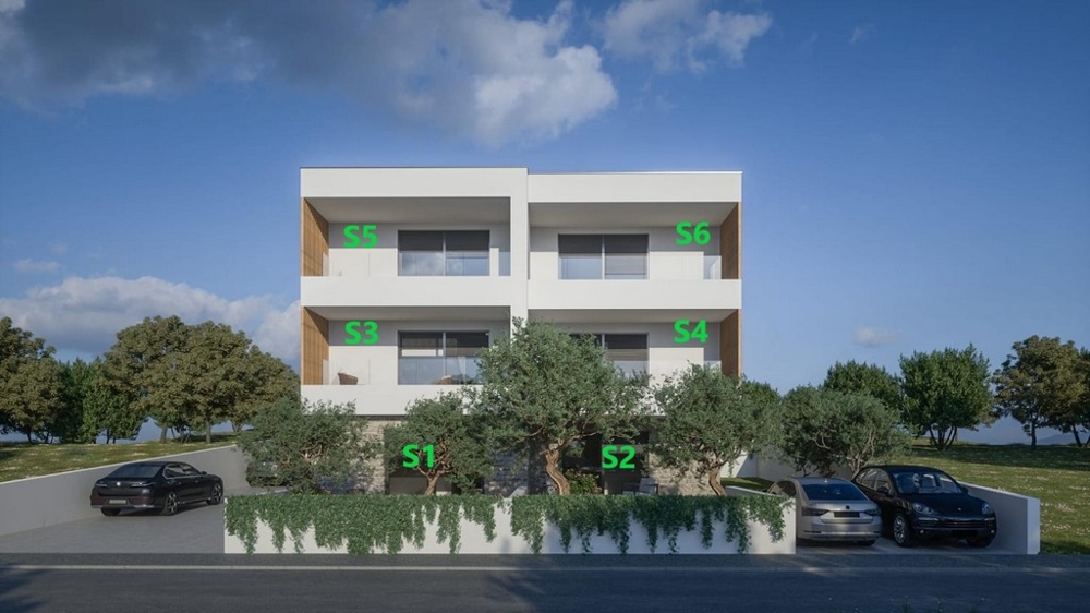 Apartmenthaus mit Wohnungen S1 bis S6 in Kroatien