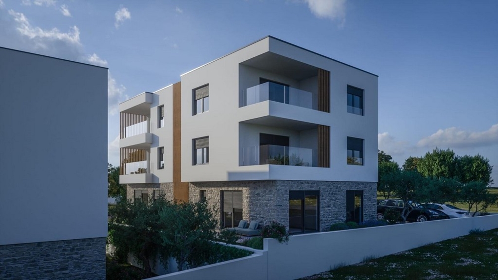 Neubauimmobilie mit modernen Apartments und Stellplätzen