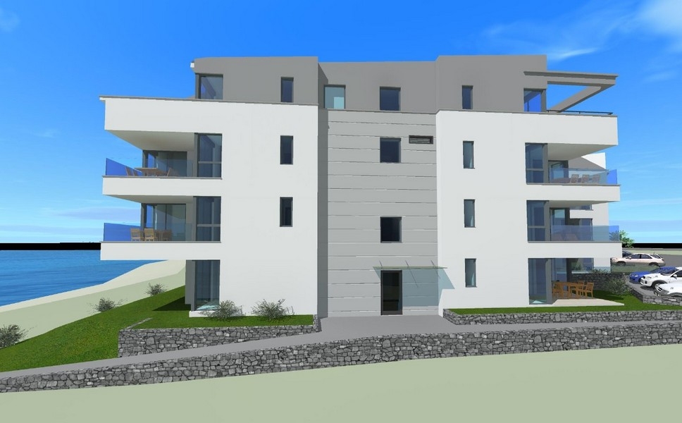 Appartementhaus mit Meerblick auf Pag