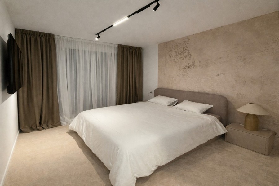 Schlafzimmer mit modernem Design