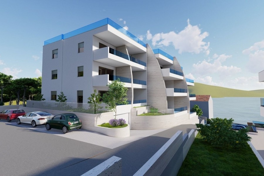 Moderne Wohnanlage mit Meerblick in Primosten