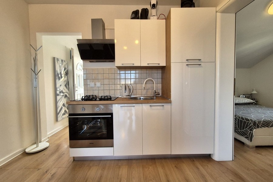 Küche der Wohnung auf der Insel Brac
