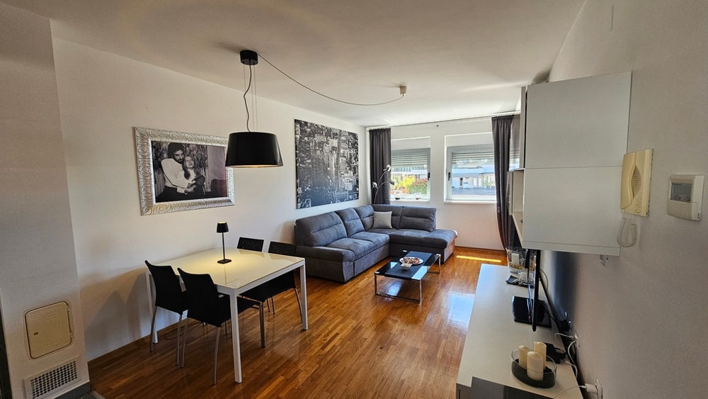 Heller Wohnraum der Wohnung in Novigrad