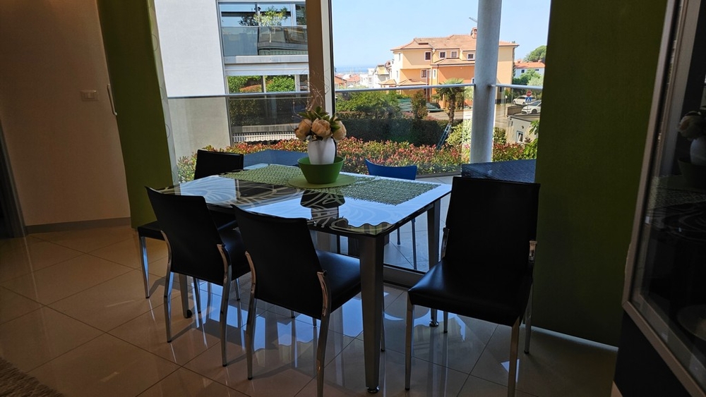 Wohnbereich der Wohnung in Novigrad