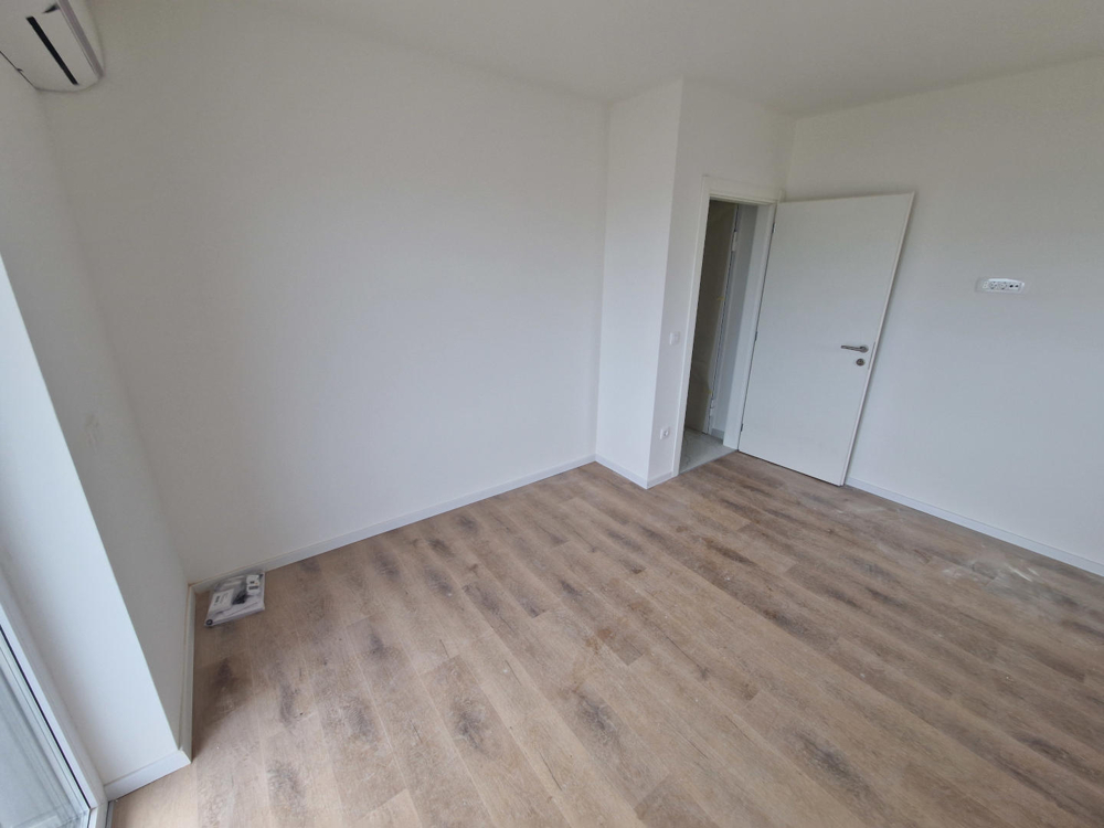Zweites Schlafzimmer der Neubauwohnung