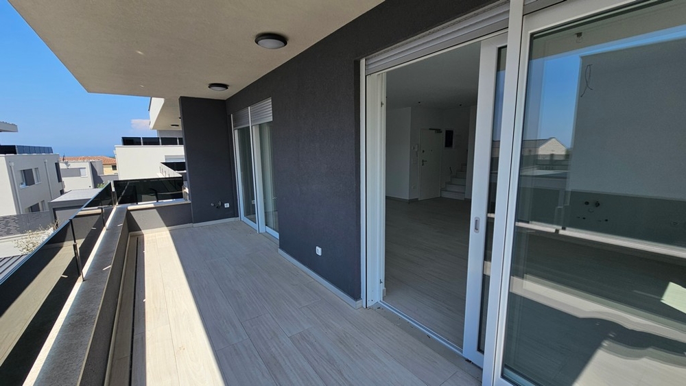 Terrasse mit Meerblick am Penthouse