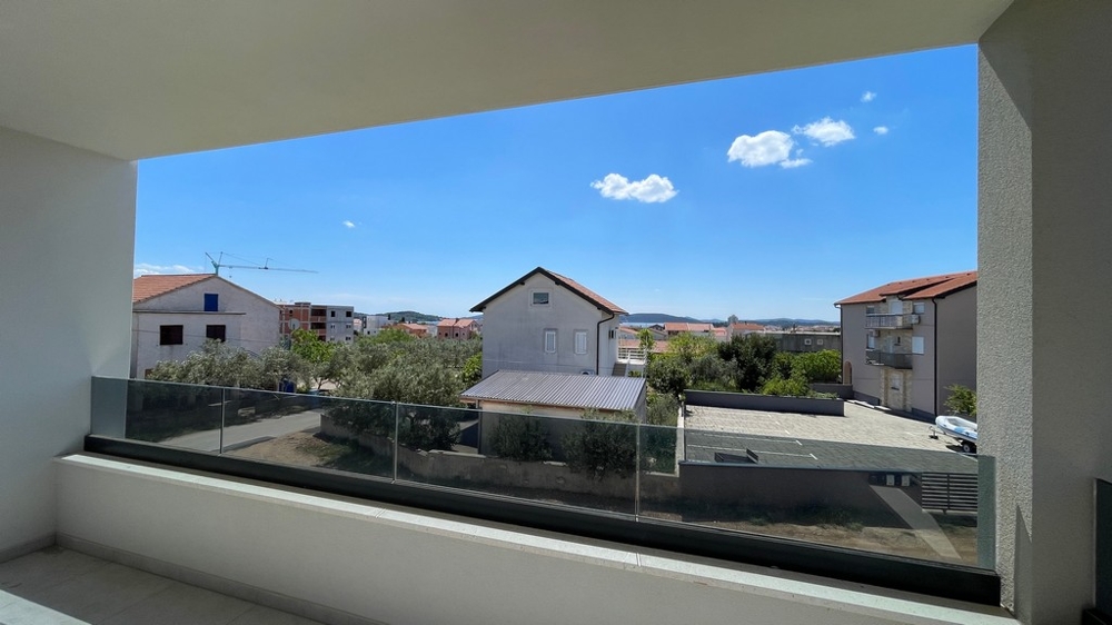 Ausblick von der Terrasse über Vodice