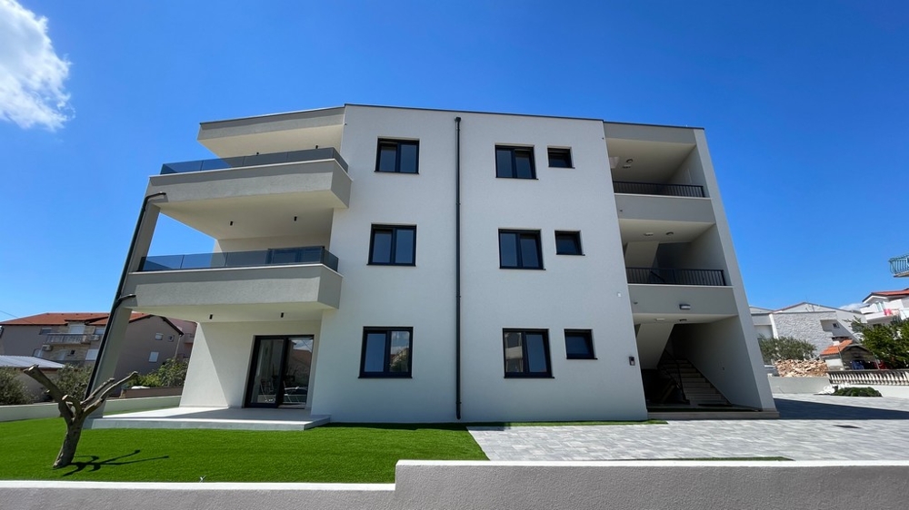 Außenansicht des Neubaus in Vodice