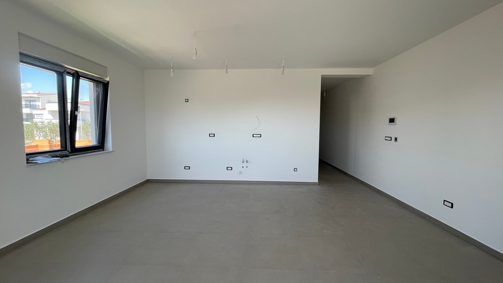 Wohnbereich der Neubauwohnung in Vodice