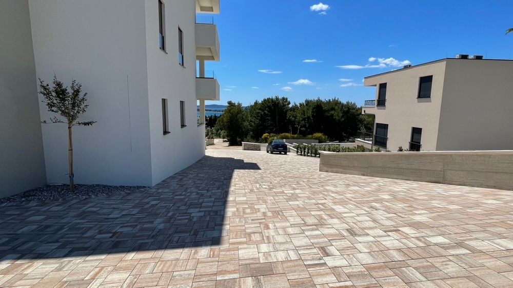 Neubauwohnung mit Meerblick in Vodice, Kroatien