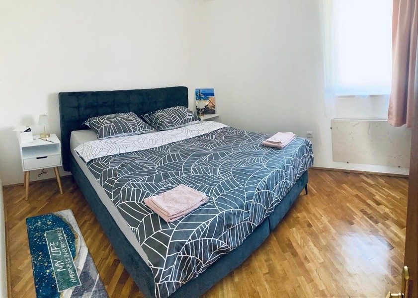 Schlafzimmer der Wohnung in Kroatien