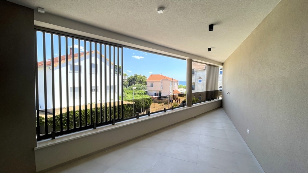 Terrasse der Wohnung mit Ausblick