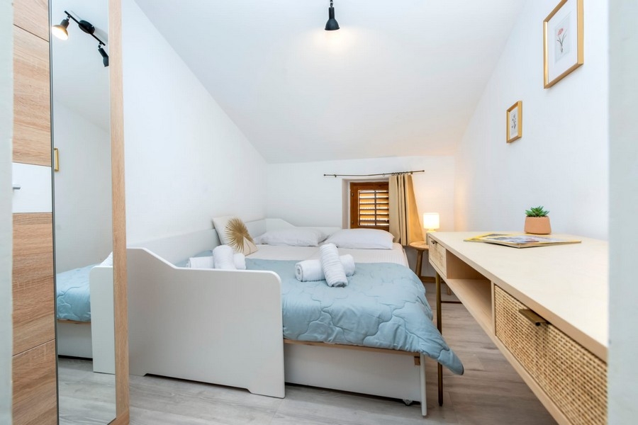 Zweites Schlafzimmer mit zusätzlichem Bett