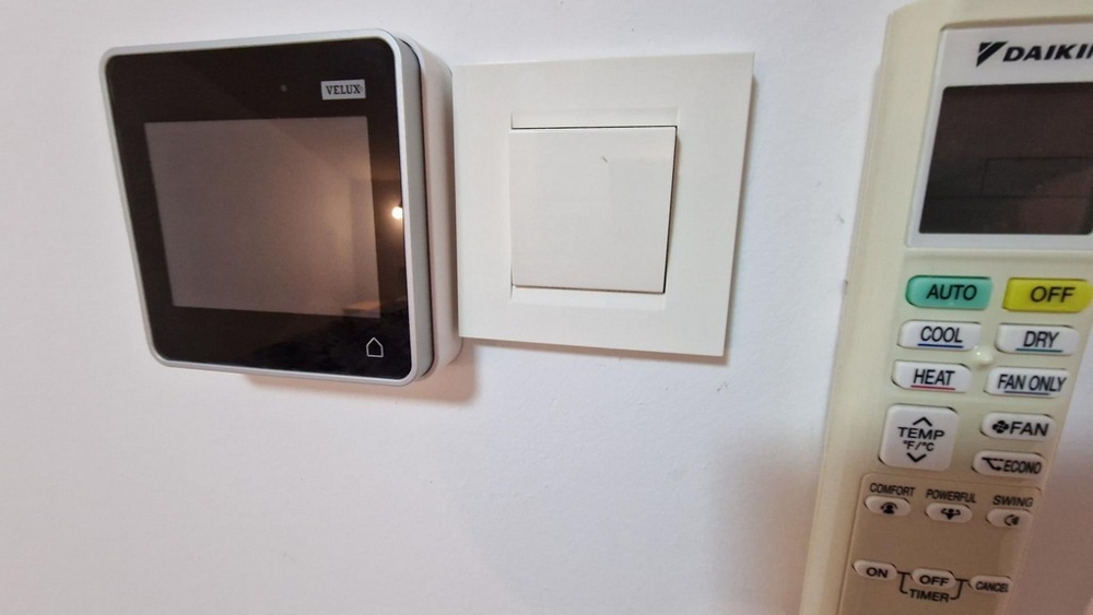Steuerung der Klimaanlage in der Wohnung in Njivice auf Krk