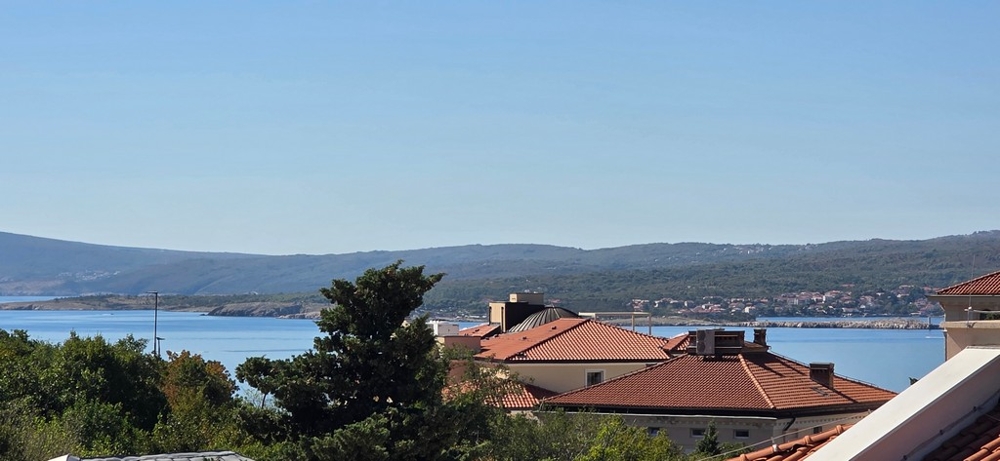 Panoramablick auf das Meer von der Wohnung A4103 in Crikvenica