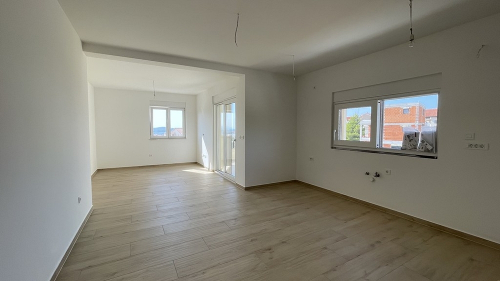 Offener Wohn- und Kochbereich der Wohnung in Vodice