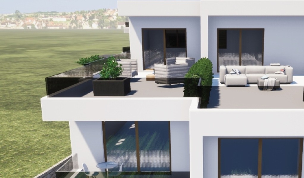 Dachterrasse mit Sommerküche und Lounge in Tribunj