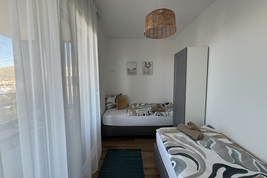 Zweites Schlafzimmer des Penthouses in Trogir auf Ciovo