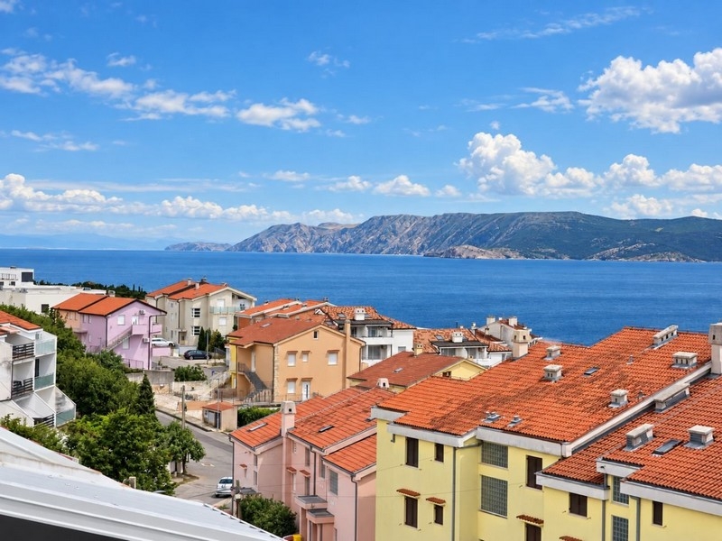 Wohnung kaufen in Kroatien - Wohnung mit Meerblick in Crikvenica