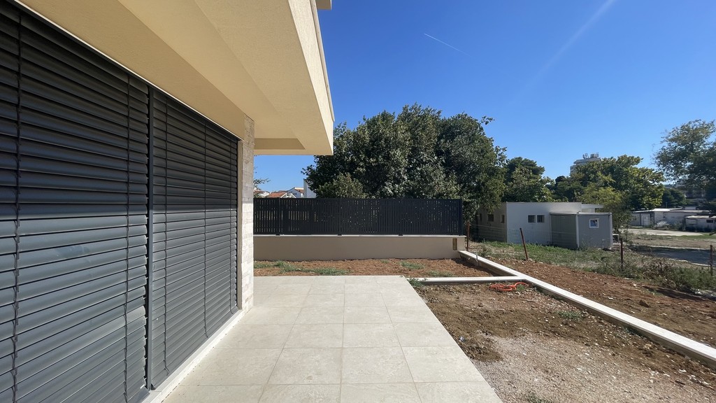 Terrasse und Garten der Erdgeschosswohnung