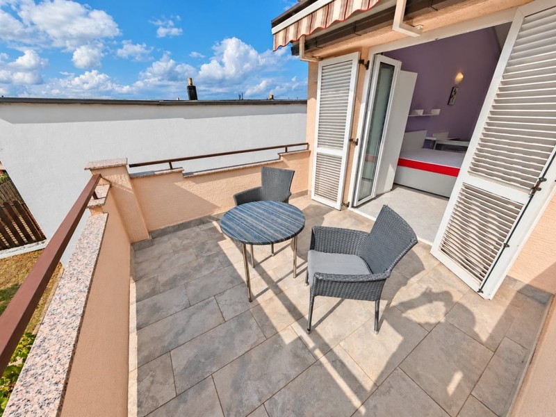 Terrasse vor dem Studio