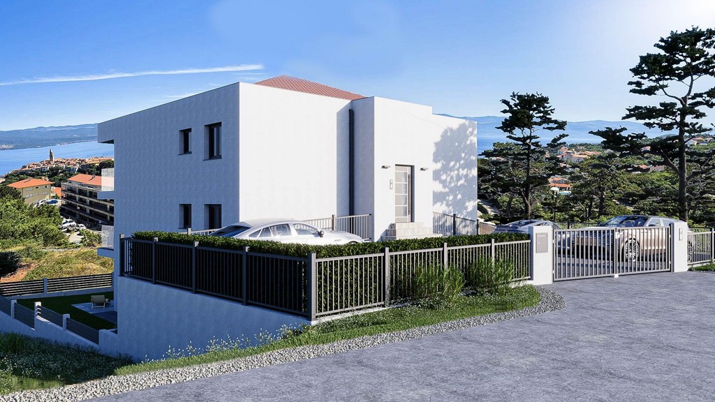 Eingangsseite des Hauses mit Zufahrt