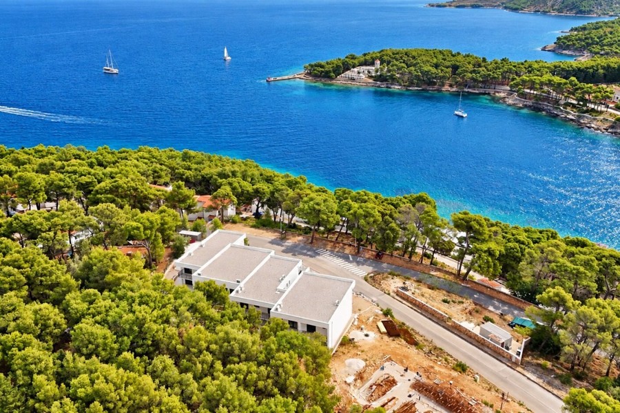 Maisonettewohnung mit Meerblick in Jelsa auf Hvar