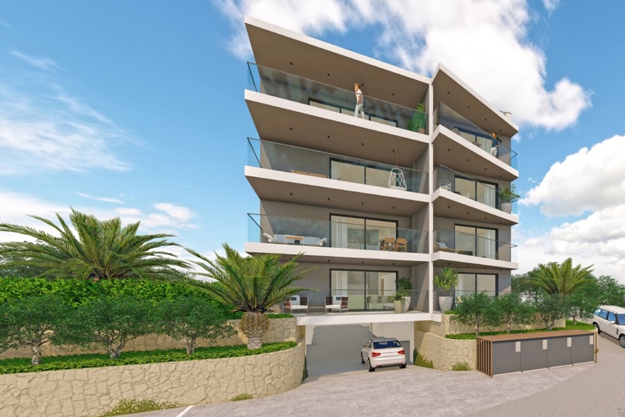 Neubau mit 15 Wohnungen auf Ciovo, Dalmatien