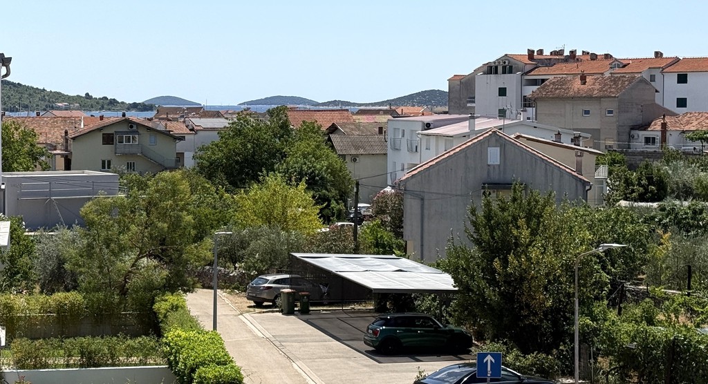 Ausblick vom Penthouse im Neubau in Vodice