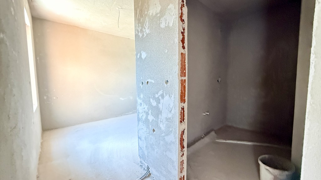 Hauswirtschaftsraum im Rohbau