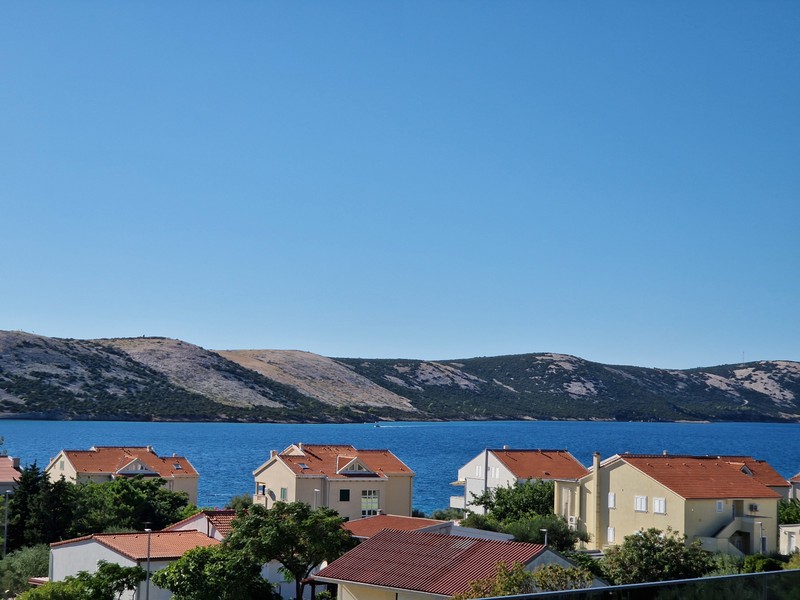 Penthouse mit Meerblick in Stara Novalja, Insel Pag