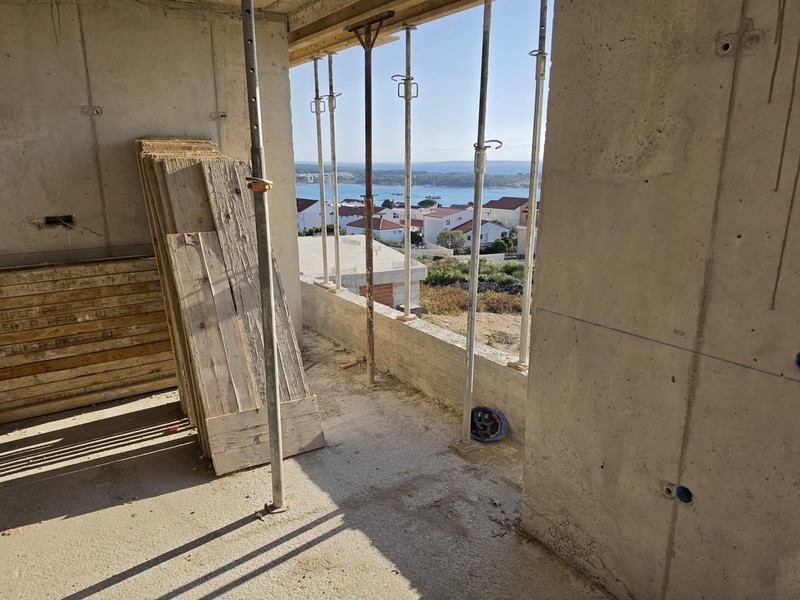 Neubauwohnungen mit Meerblick in Novalja, Insel Pag
